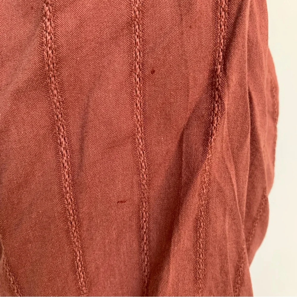 Old Navy Transitional Cotton Wrap-Style Top Size Medium - Picture 5 of 9